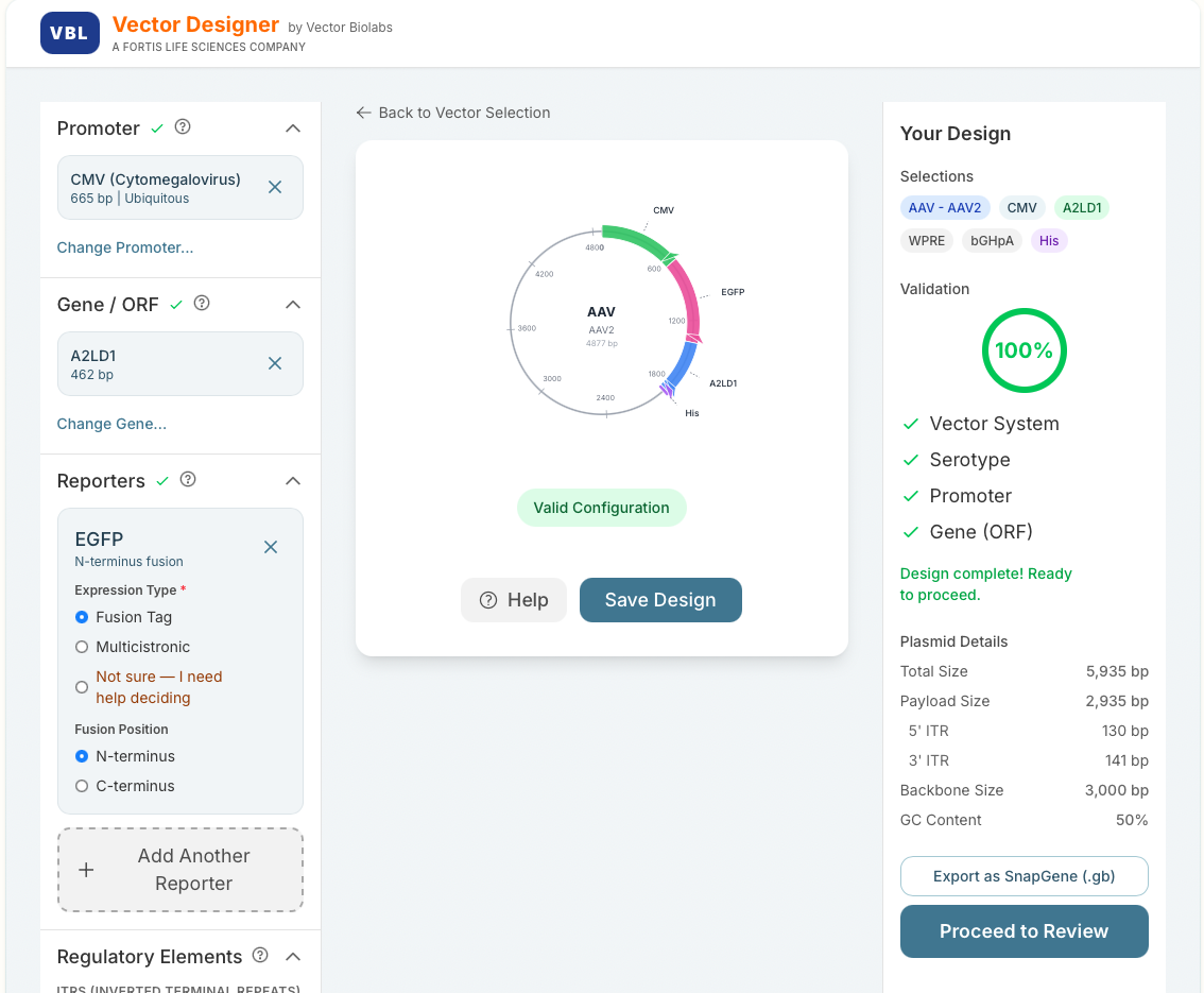Vector Designer: Designing AAV and ADV Just Got Easier